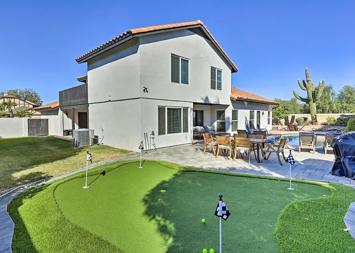 Putting Green, Game Room, Pool! Oasis Ferienhaus *